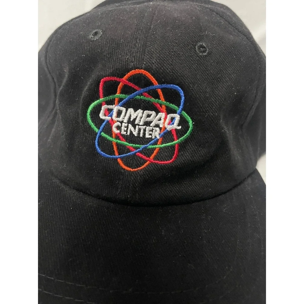 COMPAQ CENTER BASEBALL CAP‎ BLACK WORLD